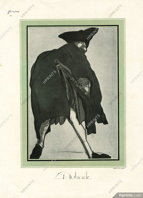Léon Bakst 1923 L'Aubade, Theatre Costume