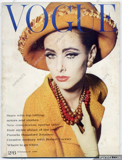 British Vogue 1962 February 15th, Chanel Suit,, 114 pages