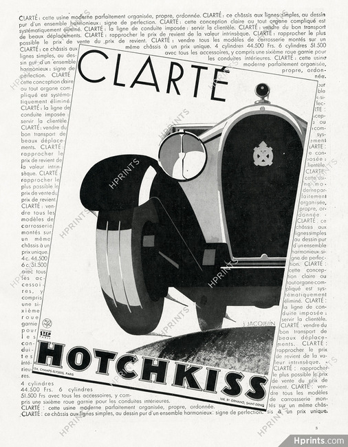 Hotchkiss 1931 Clarté, Jean Jacquelin