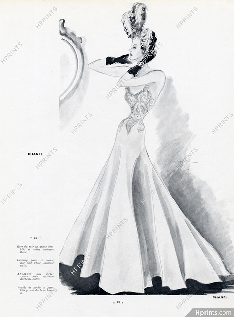Schompré 1938 Chanel, Evening Dress