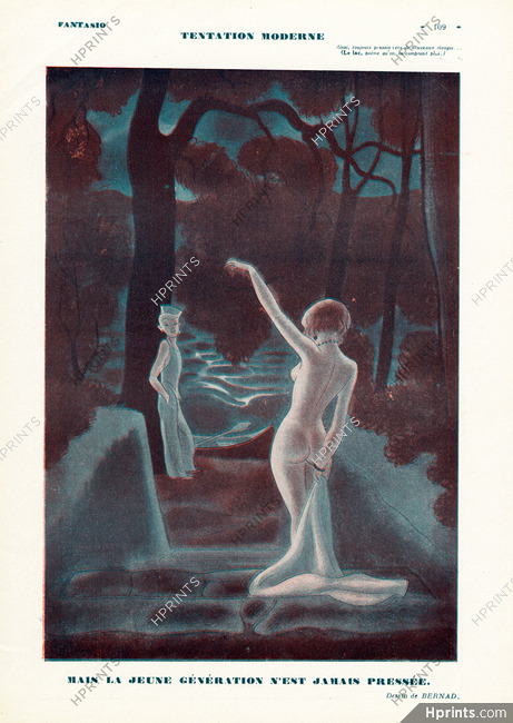 Bernad 1931 "Tentation Moderne", Nude, Sailor