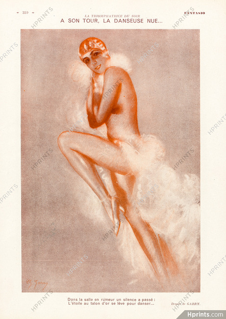 Garry 1931 Triomphatrice du Soir, La Danseuse Nue
