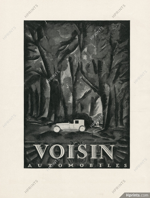 Voisin (Automobiles) 1924 Charles Loupot