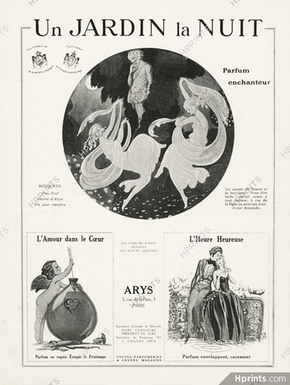 Arys (Perfumes) 1924 Un Jardin La Nuit, Gerda Wegener