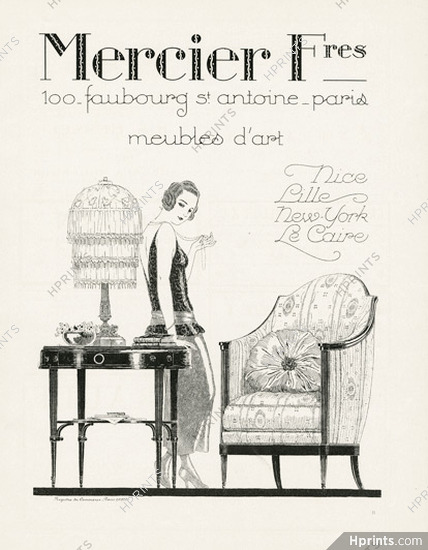 Mercier Frères 1924 Meubles d'Art