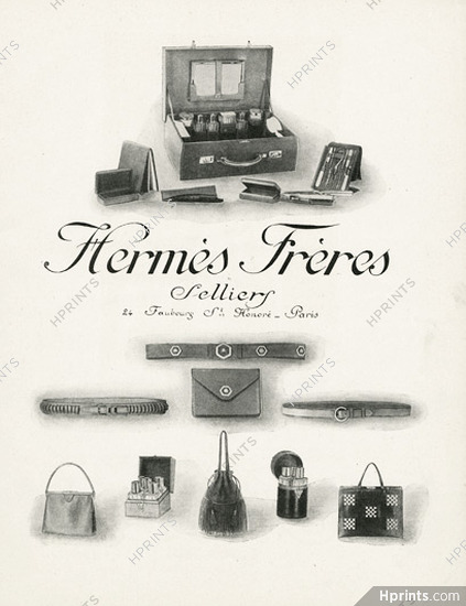 Hermès Frères 1924 Luggage, Handbags, Toiletries Bag, Belts