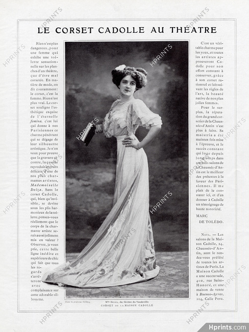 Cadolle (Lingerie) 1908 Monna Delza