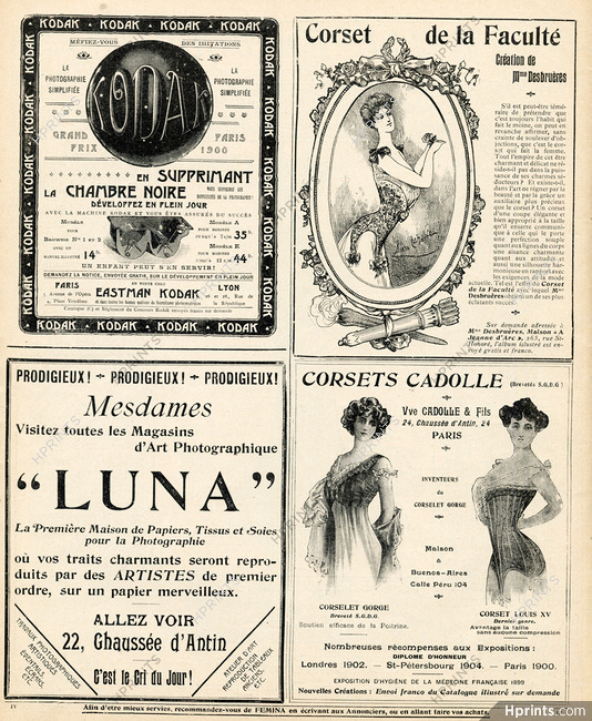 Cadolle 1904 Corset & Corselet
