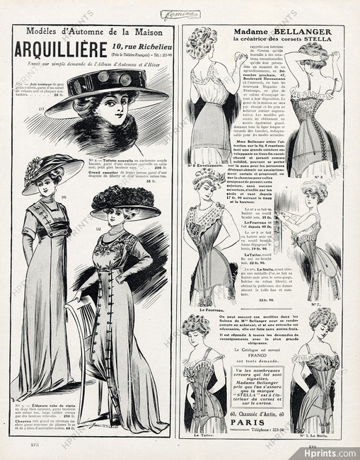 Madame Bellanger (Corsetmaker) 1908 Corsets