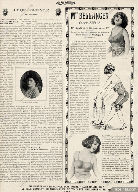 Madame Bellanger (Corsetmaker) 1914 Corsets Stella