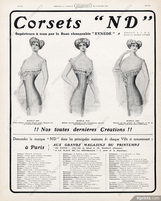 Corsets ND - Eynedé (Corsetmaker) 1909