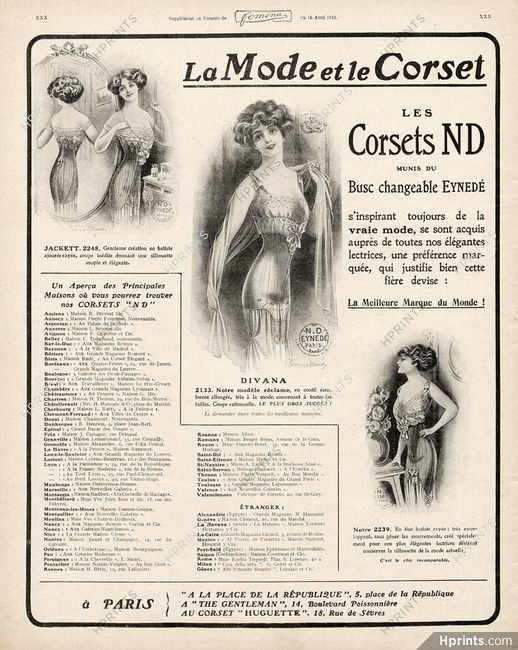 Corsets ND - Eynedé (Corsetmaker) 1911