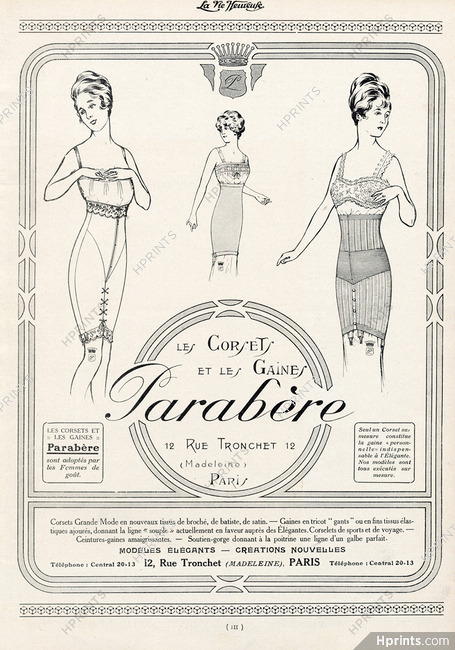 Parabère (Corsetmaker) 1914 Corsets et gaines