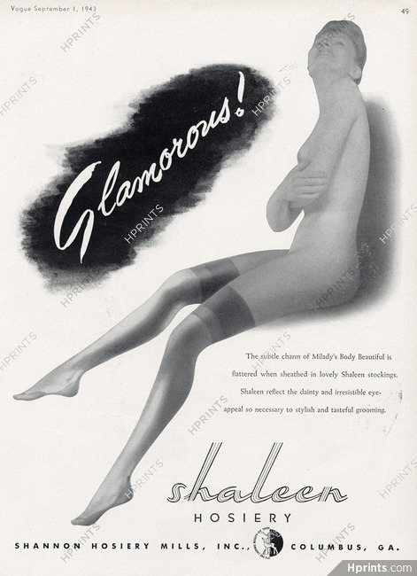 Shaleen (Hosiery, Stockings) 1943 Glamorous