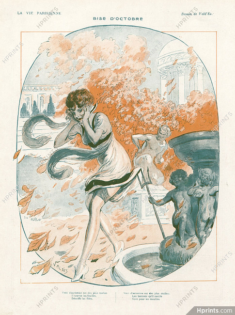 Vald'Es 1917 ''Bise d'Octobre'' Stockings, Autumn, Faun
