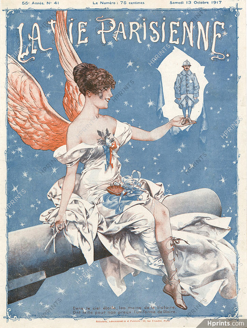 Hérouard 1917 Sexy Girl Angel