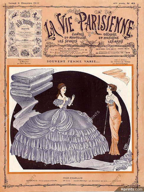 Georges Léonnec 1910 Fashion Accross Ages, Crinoline