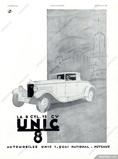 Unic (Cars) 1931 André Harfort