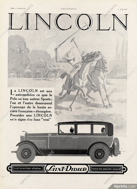 Lincoln 1930 Polo