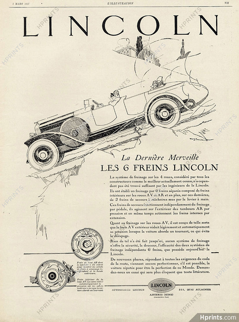 Lincoln 1927 René Vincent
