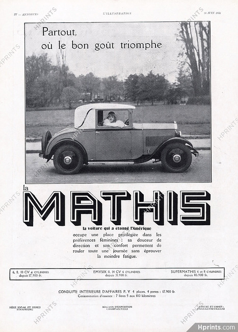 Mathis 1931