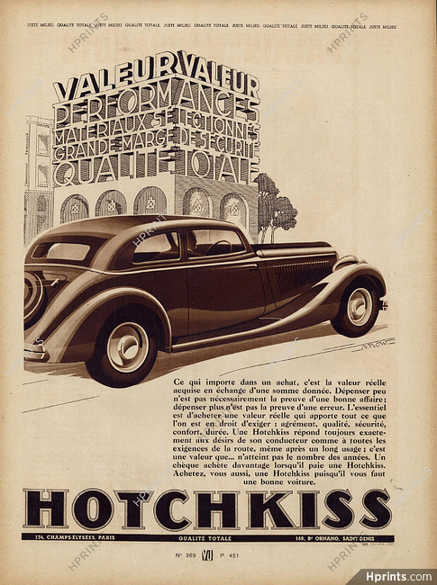 Hotchkiss 1935 Kow