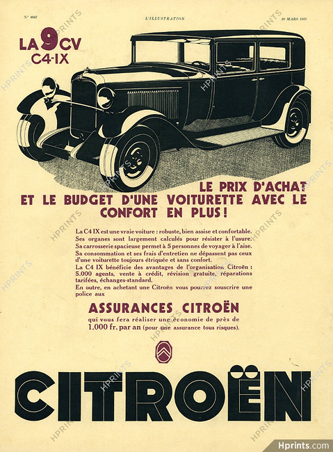 Citroën 1932 9CV C4 IX