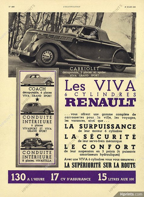Renault 1938 Cabriolet