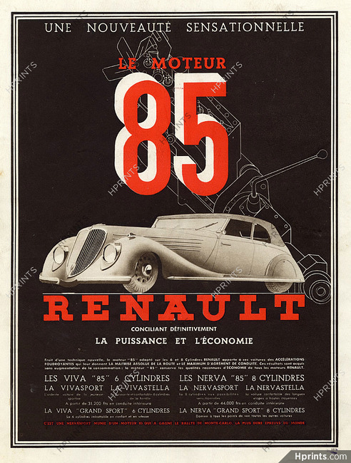 Renault 1935 Le Moteur 85