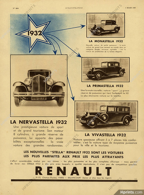 Renault 1932 Nervastella...