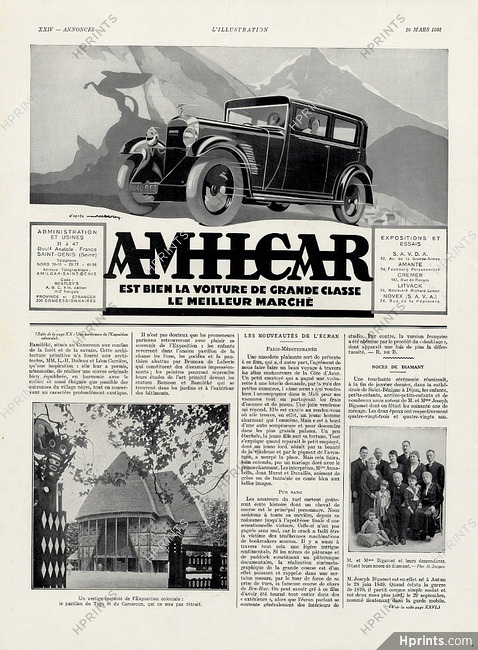 Amilcar 1932 Maurice Barbey
