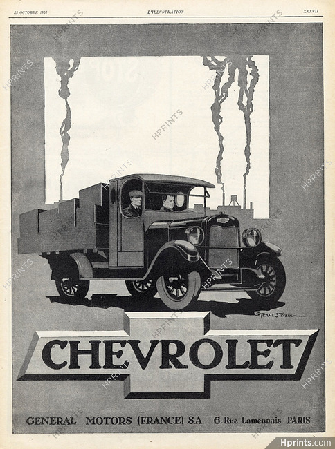 Chevrolet 1926 Sterne Stevens Truck, Van