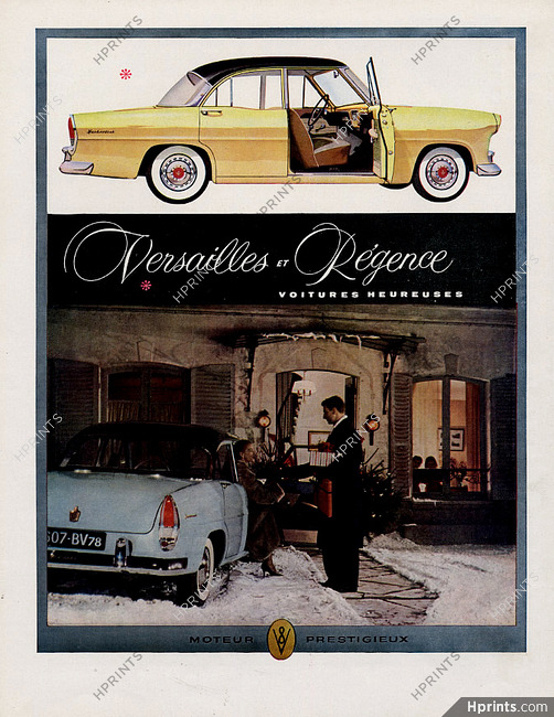 Simca 1958 Versailles & Régence