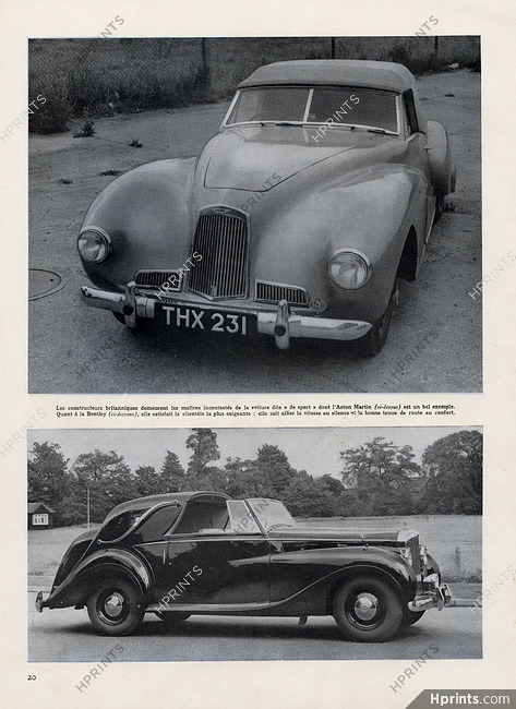 Aston Martin & Bentley 1947