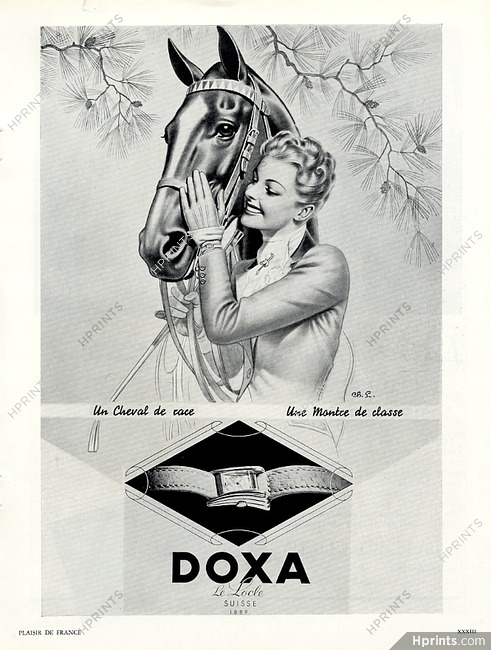 Doxa (Watches) 1950 Charles Lemmel, Horse