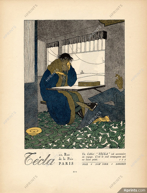 Técla 1920 Gazette du Bon Ton, Pierre Mourgue