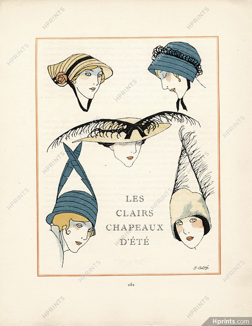Gazette du Bon Ton 1914 Hats Gosé