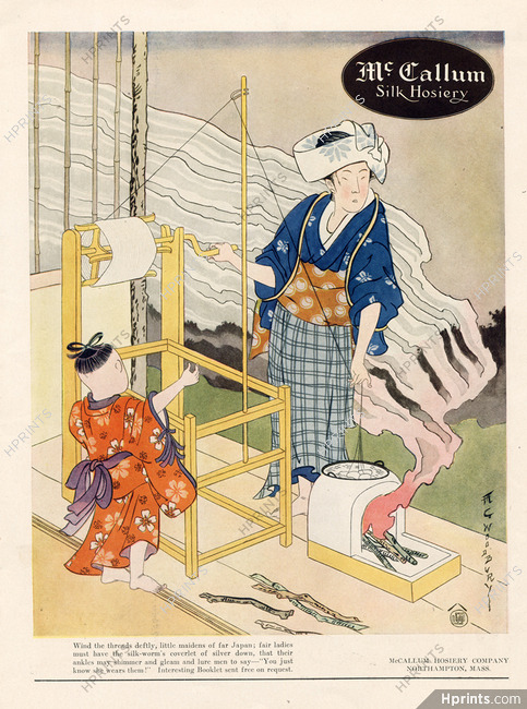 Mc Callum (Hosiery, Stockings) 1918 Marjory C. Woodbury, Japanese