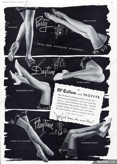 Mc Callum (Hosiery, Stockings) and Propper 1942