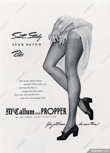Mc Callum (Hosiery, Stockings) 1943