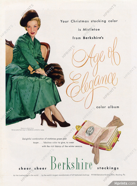 Berkshire (Stockings) 1946 — Advertisement