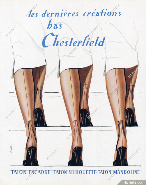 Chesterfield (Stockings) 1951 Talons, Barlier