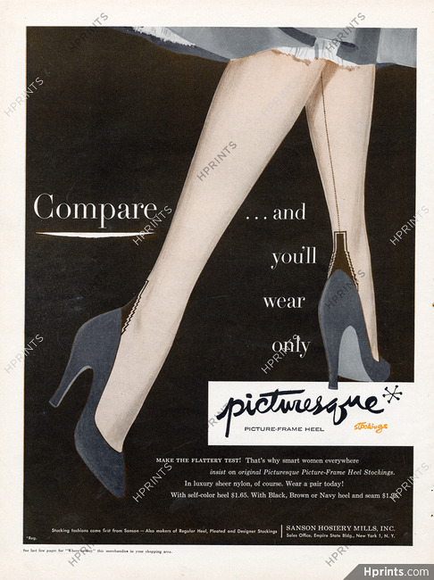 Sanson Hosiery Mills 1953 Stockings