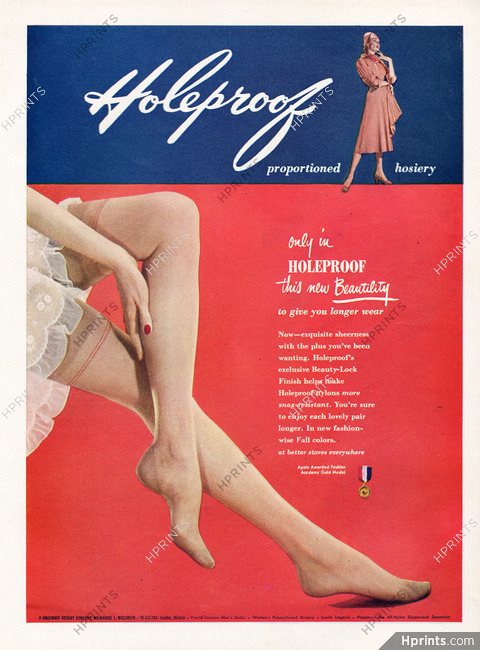 Holeproof (Hosiery, Stockings) 1951