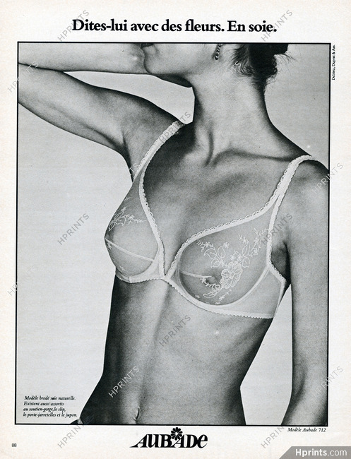 Aubade Lingerie 1979 Advertisement