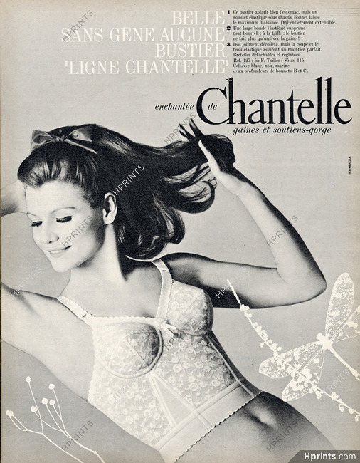 Chantelle (Lingerie) 1967 Soutien-Gorge Bustier