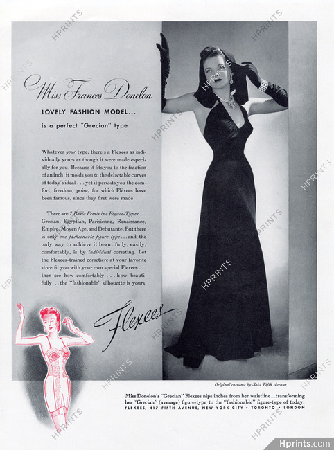 Flexees (Lingerie) 1940 Miss Frances Donelon