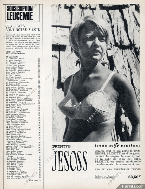 Jesoss (Lingerie) 1965 Brigitte, Bra