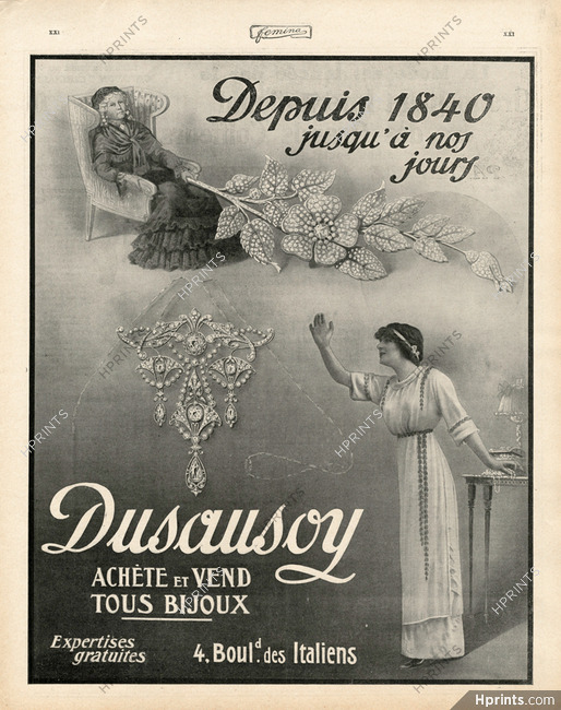 Dusausoy (High Jewelry) 1911 Art Nouveau