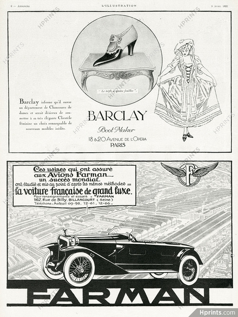 Barclay (Shoes) 1922